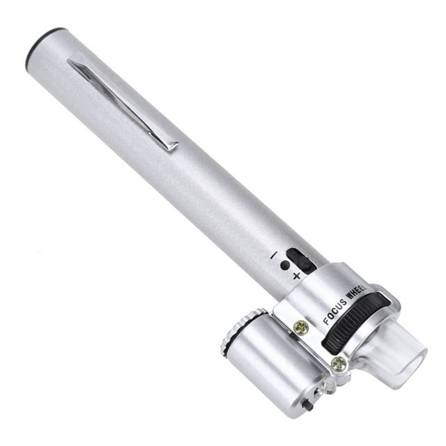 Magnifier,100X Pen Type Adjustable Pocket Microscope Portable Magnifier Innovative Solution