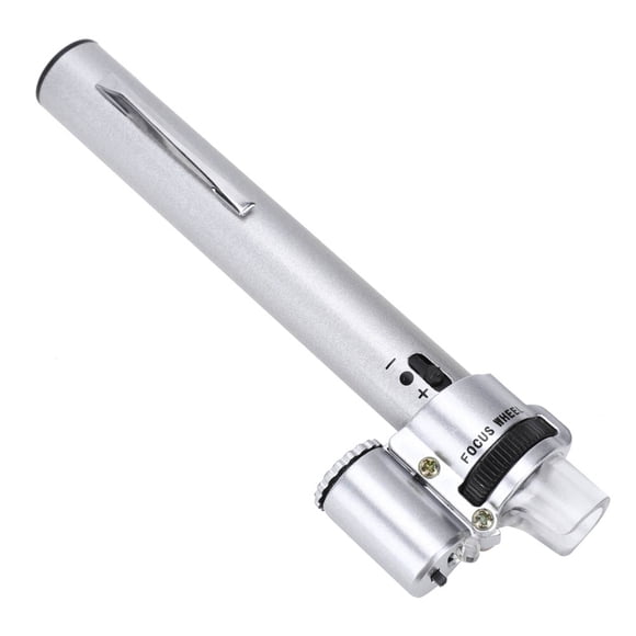 Magnifier,100X Pen Type Adjustable Pocket Microscope Portable Magnifier Innovative Solution
