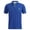 Blue, variant on Mens Graphic T-shirts Short Sleeve Polo Shirts Goat Print Button Lapel Business Casual Summer Top Navy M