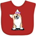 thumbnail image 3 of Inktastic Corgi Puppy Girl Boys or Girls Baby Bib, 3 of 4
