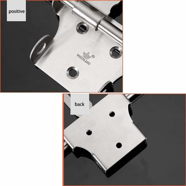 Ahlsen Pieza De Pestillo Con Resorte, Pestillo De Puerta Con Resorte Para Muebles Puerta Garaje Acero Inoxidable 304 Tono Plateado 2 Pulgadas De Largo 83950942