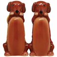 thumbnail image 2 of Weiner InchHot Inch Dog in Bun 3 Inch Ceramic Magnetic Salt and Pepper Shaker Set Fun Novelty Gift, 2 of 4