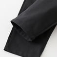 thumbnail image 5 of Povozer Toddler Boys Button-down Shirts Baby Boy Clothes Suits Gentleman Outfit Collared Dress Shirt+Vest+Tie+Hat+Pants 5pcs Baby Suit Sets 3M 6M 12M 18M 24M for 12-18 Months,Black, 5 of 9