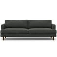 thumbnail image 5 of Livingston 90 inch Wide Mid-Century Modern Sofa in Charcoal Grey Woven-Blend Fabric, 5 of 9