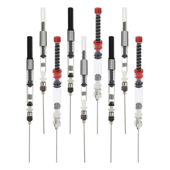 FRCOLOR 9pcs Refillable Fountain Pen Ink Converter System for 3.4mm and 2.6mm Diameter Pens Universal Ink Absorber and Filler Calligraphy and Writing Tools