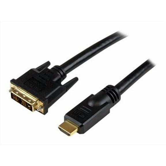 StarTech.com HDMIDVIMM20 20 ft. Black HDMI to DVI-D Cable Male to Male
