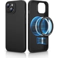 thumbnail image 1 of for iPhone 16 Pro Max Case, Compatible with MagSafe, Shockproof Military-Grade Protection, Magnetic Phone Case for iPhone 16 Pro Max, Classic Hybrid Case (HaloLock), Clear,Black, 1 of 5