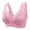 Pink, variant on Patlollav Womens Plus Size Bras Wire Free Lingerie Everyday Underwear Bra M-3XL