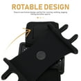 thumbnail image 3 of SHINYPASING 1Pc Cell Phone Arm Band Black Protective Silicone For Jogging, 3 of 7