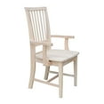 thumbnail image 5 of International Concepts Chaise Latérale Mission avec Accoudoirs, Non Fini, 5 of 5