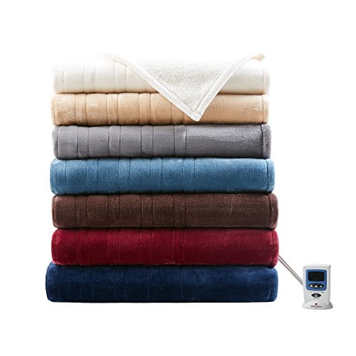 woolrich heated plush & berber blanket