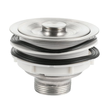 

Kitchen Sink Drain Removable Deep Waste Basket Strainer Assembly Sealing Lid