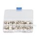 thumbnail image 4 of 150 piezas Broche Botón DIY Artesanía Invisibilidad Anti Exposición Botones Desmontables Botones a Presión con Caja de Almacenamiento para Cuero Borde Dorado Envuelto Flor de Perla, 4 of 12