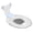 White, variant on Foldable teen Toilet Seat with Suction Cups Adjustable Length Portable Travel Potty Training Seat with Splash Guard for Boys, 1X Foldable Toilet Seat