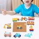 thumbnail image 5 of Juguetes de madera para niños, rompecabezas de cartón para golpear, juguetes educativos tempranos Tráfico, 5 of 9