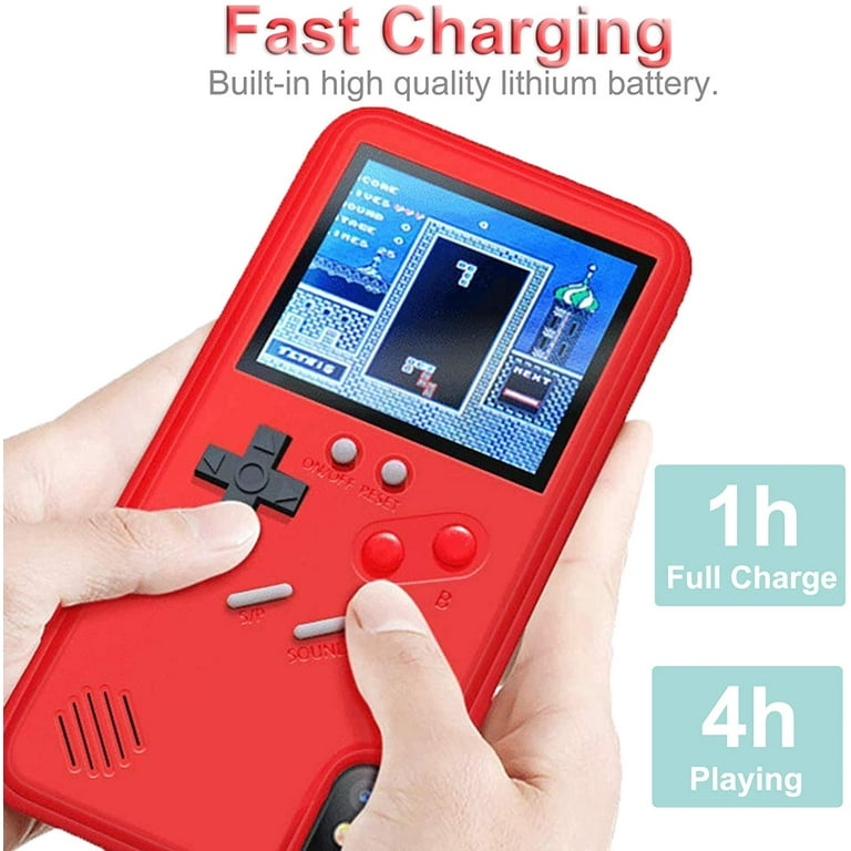 HaoYiBao Gameboy Coque pour iPhone X/XS, Rétro 3D Samsung Housse de Jeu  avec Enfants Classiques Mini Jeux,Ultra Mince TPU PC Case Cover Bumper Étui  de