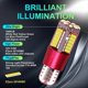 thumbnail image 3 of 4pcs T10 168 192 W5W 57 SMD 3014 LED Canbus No Error Car Marker Light Parking Lamp 57smd Motor Wedge Bulb White Red Blue Yellow, 3 of 5