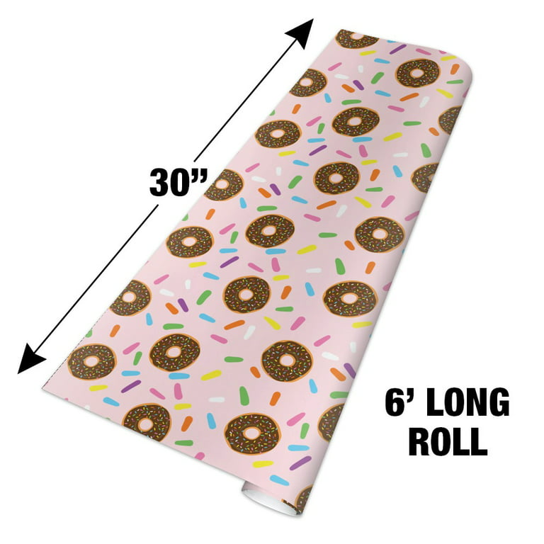 Donut Wrapping Paper, All Occasion Wrapping Paper sold by Bump in Thnight, SKU 24495331