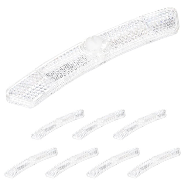 Shisuyan 8pcs Bike Spoke Reflectors For Night Riding Easy Install Reflective Strips For Mountain And Road Bicycles Decorative Accessories
