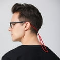 thumbnail image 4 of Wswqop Eye Glasses String Holder Straps - Sports Strap for Men Women - Eyeglass Holders Red, 4 of 9