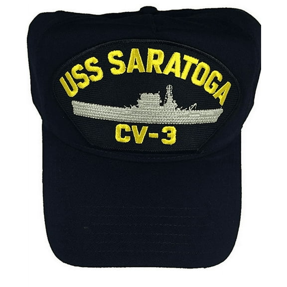 USS SARATOGA CV3 HAT NAVY SHIP LEXINGTON CLASS AIRCRAFT CARRIER SARA MARU SISTER