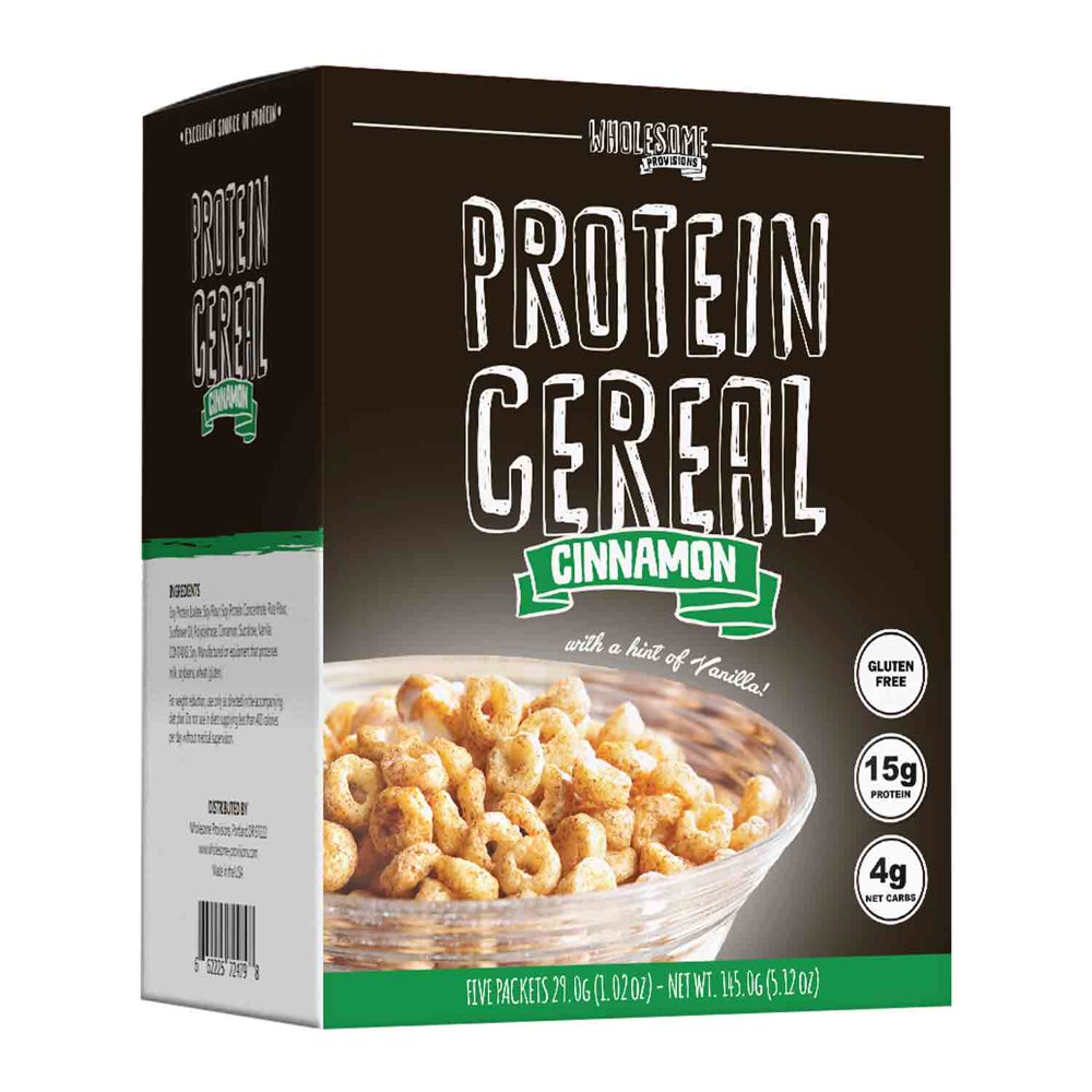Protein Cereal, Low Carb Cereal, High Protein Cereal, 15g Protein, 4g