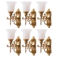 thumbnail image 1 of 6 Pcs Mini Lumières de Cour Simulées Modèle de Lumière Modèle Lampe de Table Sable Décorations, 1 of 9