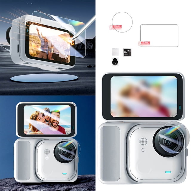 BotaniNest Universal Lens Protector Film High Definition Scratch Tempered Glass Screen Shield For Smartphone DSLR Action