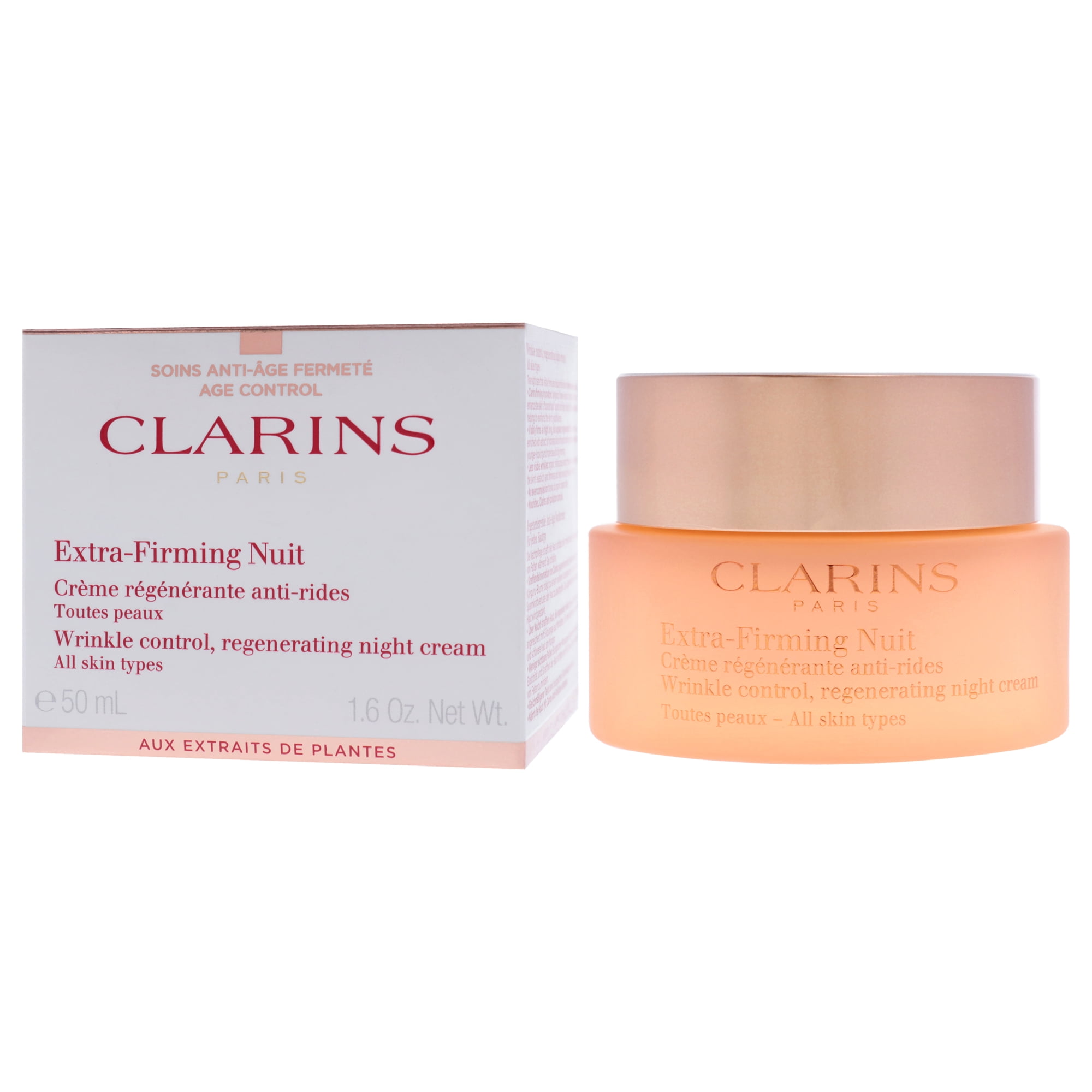 Extra Firming Night Cream - All Skin Types by Clarins for Unisex - 1.6 oz Cream