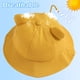 thumbnail image 4 of Sombrero de pescador con orejas de gato y cola pequeña para mujer, de 50 a 54 cm de circunferencia de la cabeza, bonito sombrero de lavabo para verano, 4 of 5