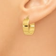 thumbnail image 3 of Real 14kt Yellow Gold Hoop Earrings; for Adults and Teens; for Women and Men, 3 of 4