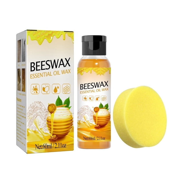 Mom's Best Cera de abejas natural para pulir y restaurar muebles, multisuperficie, 60 g / 2.11 onzas