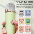 thumbnail image 4 of Karaoke Portable Wireless Bluetooth Speaker with Microphone Green, 4 of 5