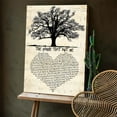 thumbnail image 2 of "The House That Built Me" Canvas Wall Art – Black Tree Silhouette with Sentimental Quote – Nostalgic Home and Family Decor – Inspirational Keepsake Art for Living Room or Bedroom, 2 of 4