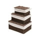 thumbnail image 1 of Cestas de almacenamiento de escritorio de 3 piezas, organizador de baño apilable multiusos para Café con tapa, 1 of 8