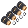 thumbnail image 1 of Hose Coupler,4Set Universal Hose Quick Brass Hose Connector Hose Fitting Effortless Installation, 1 of 14