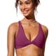 thumbnail image 3 of Top de Bikini CRZ YOGA con Escote en V y Diseño Cruzado Frontal Fucsia Talla S, 3 of 4