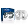 thumbnail image 5 of Detroit Axle - Brake Kit for Fiat 2014-2020 500L, 2015 2016 2017 2018 2019 Disc Brake Rotors Ceramic Brakes Pads Replacement : 12.01" inch Front and 10.39" inch Rear Rotor, 5 of 7