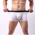 thumbnail image 7 of Mens Underwear Fashionable Boxer Pants Ice Silk Seamless Breathable Comfortable Underwear, 7 of 7