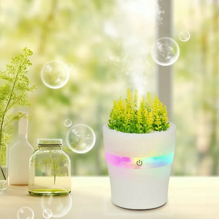 

WANYR lampUSB Humidifier Spray Humidification Mini Home Quiet Aromatherapy Bedroom Desktop Night Light Home Giftsdesk lamp