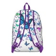 thumbnail image 3 of Waterproof Colorful Butterfly Backpack, Durable School Bag Featuring Artistic Floral and Tropical Design, 3 of 5