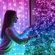 Twinkly Strings Series Indoor Corded Electric LED String Lights, 400 Pack, 105 ft
