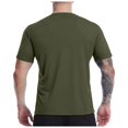 thumbnail image 5 of Dagaeig Casual Breathable Tee for Men Lightweight Thin Solid Color T Shirts Comfortable Basic Short Sleeve Shirt, 5 of 6