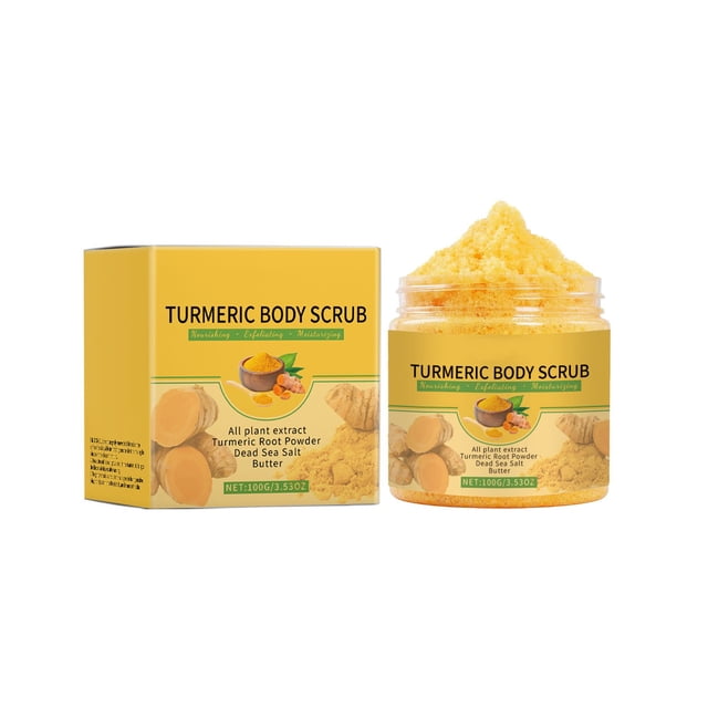 Crema exfoliante corporal, crema exfoliante corporal, crema exfoliante para rostro, manos, cuerpo, crema removedora de células muertas, crema exfoliante para humectar y suavizar, 100 g