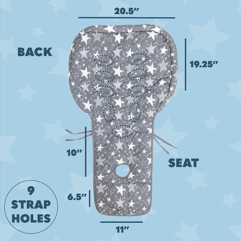 Todays Kids High Chair Pad, Padded Cushion with Elastic Back photo 2