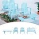 thumbnail image 4 of Silla de a 1/12, Mini modelo de muebles en miniatura para , decoración de de , accesorios de adorno artesanal, Azul Baoblaze miniaturas de casa de muñecas, 4 of 8