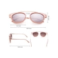 thumbnail image 6 of Vintage Square Sunglasses for Adult Female Women, Brown Gradient, 6 of 8
