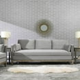 thumbnail image 3 of Pemberly Row Modern / Contemporary 84" Farmhouse Sofa Opal Gray, 3 of 17