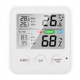 thumbnail image 1 of Monitor de Temperatura y Humedad, Mini Higrómetro, Termómetro Digital, Mini Termohigrómetro para Interiores, Color ., 1 of 5