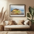 thumbnail image 3 of Sunlit Monolith - Morro Bay California Photography Black Framed Wall Art Print 20 x 30 inches, 3 of 4